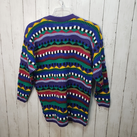 Vintage Deadstock NWT Colter Bay USA Striped Sweater Size Large Condition is New - Picture 6 of 6